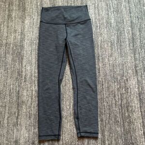 Lululemon Align High Rise Leggings, Size 6, dark grey